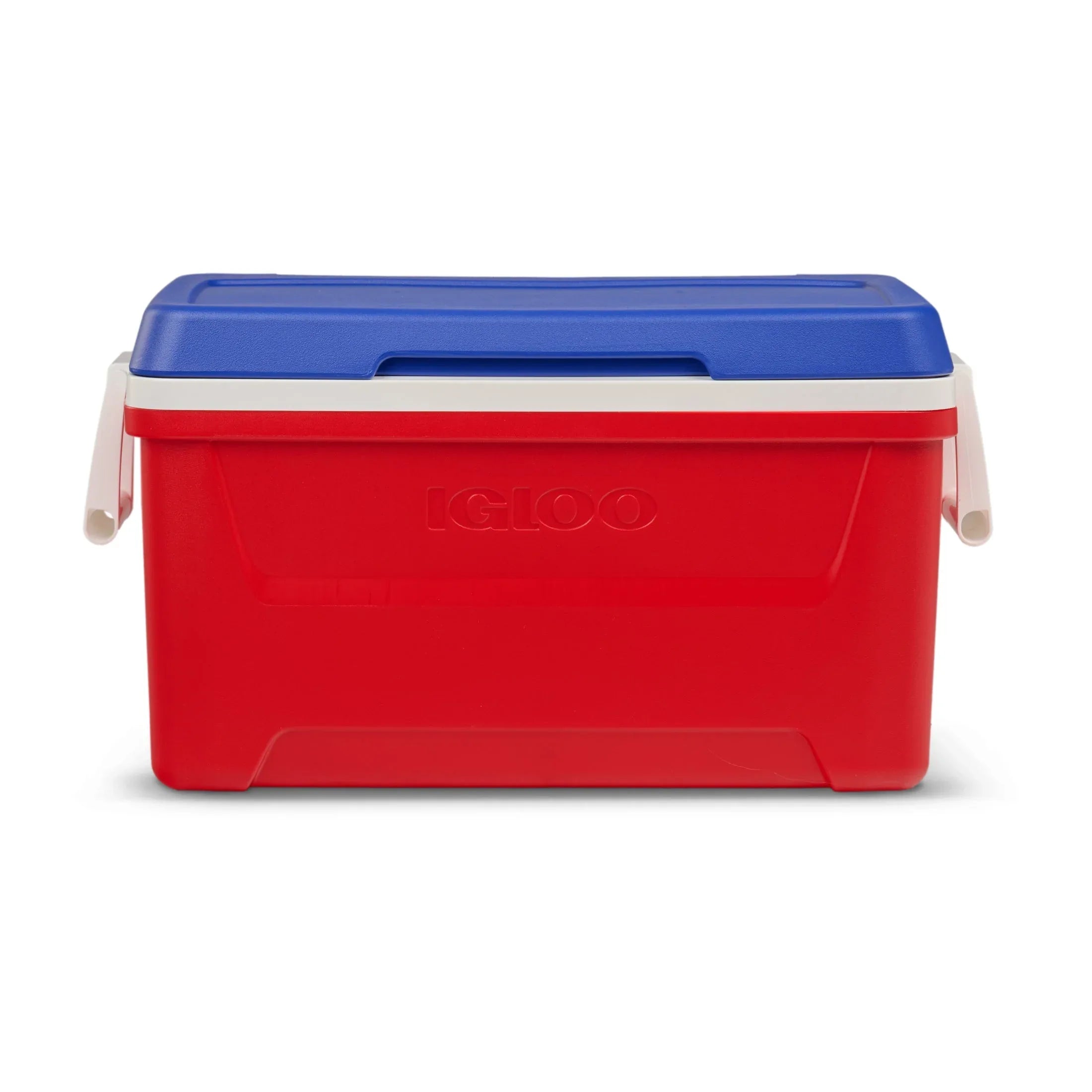 Igloo 48 QT Laguna Hard-Sided Ice Chest Cooler, Aqua Blue and White - USA MEGA SHOP