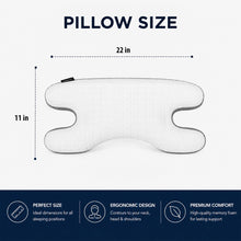 Imaginarium Ergonomic Memory Foam Beauty Pillow with Cooling Cover