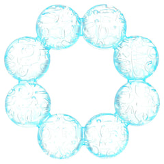 Infantino Soothing Soft Circular Water Teether, Unisex, Blue - USA MEGA SHOP
