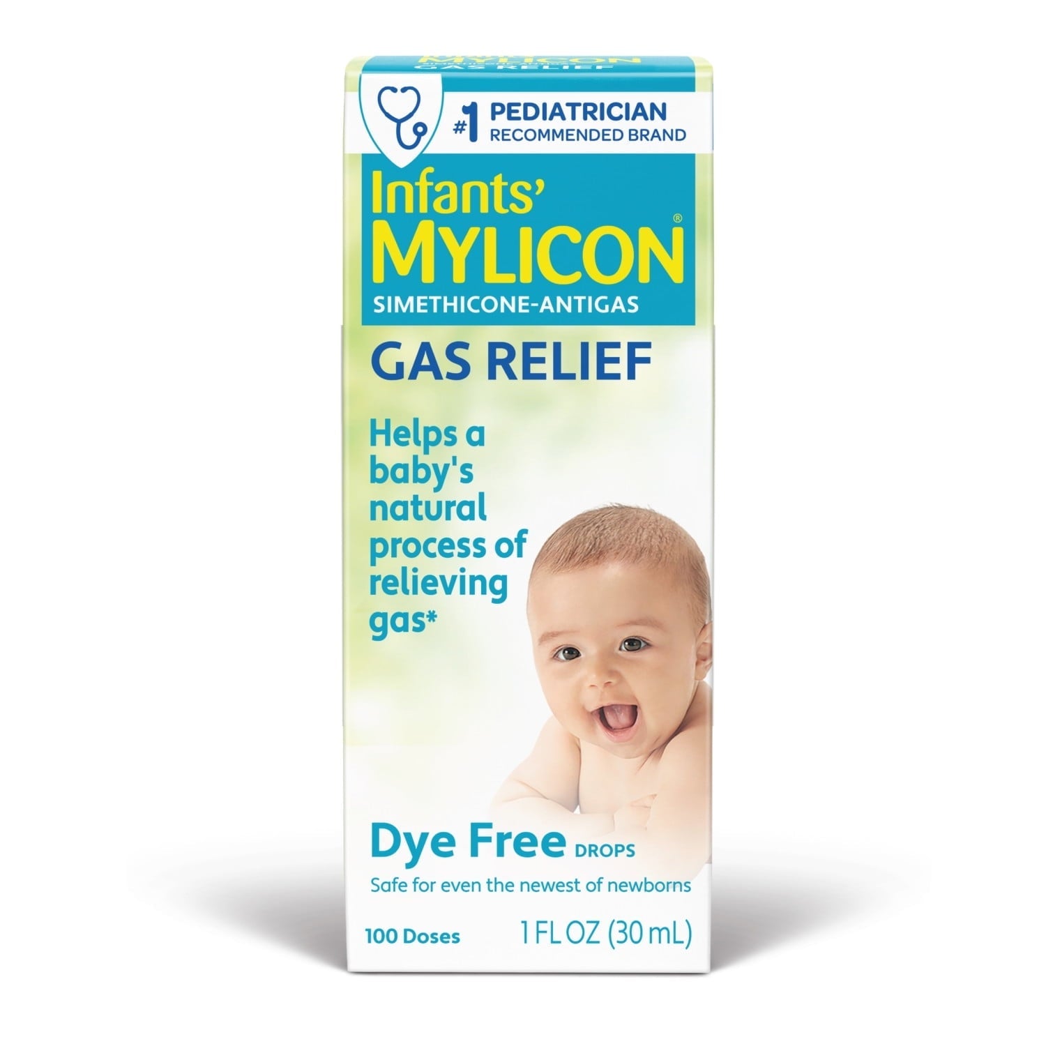 Infants' Mylicon Gas Relief Drops, Dye Free, 1.0oz