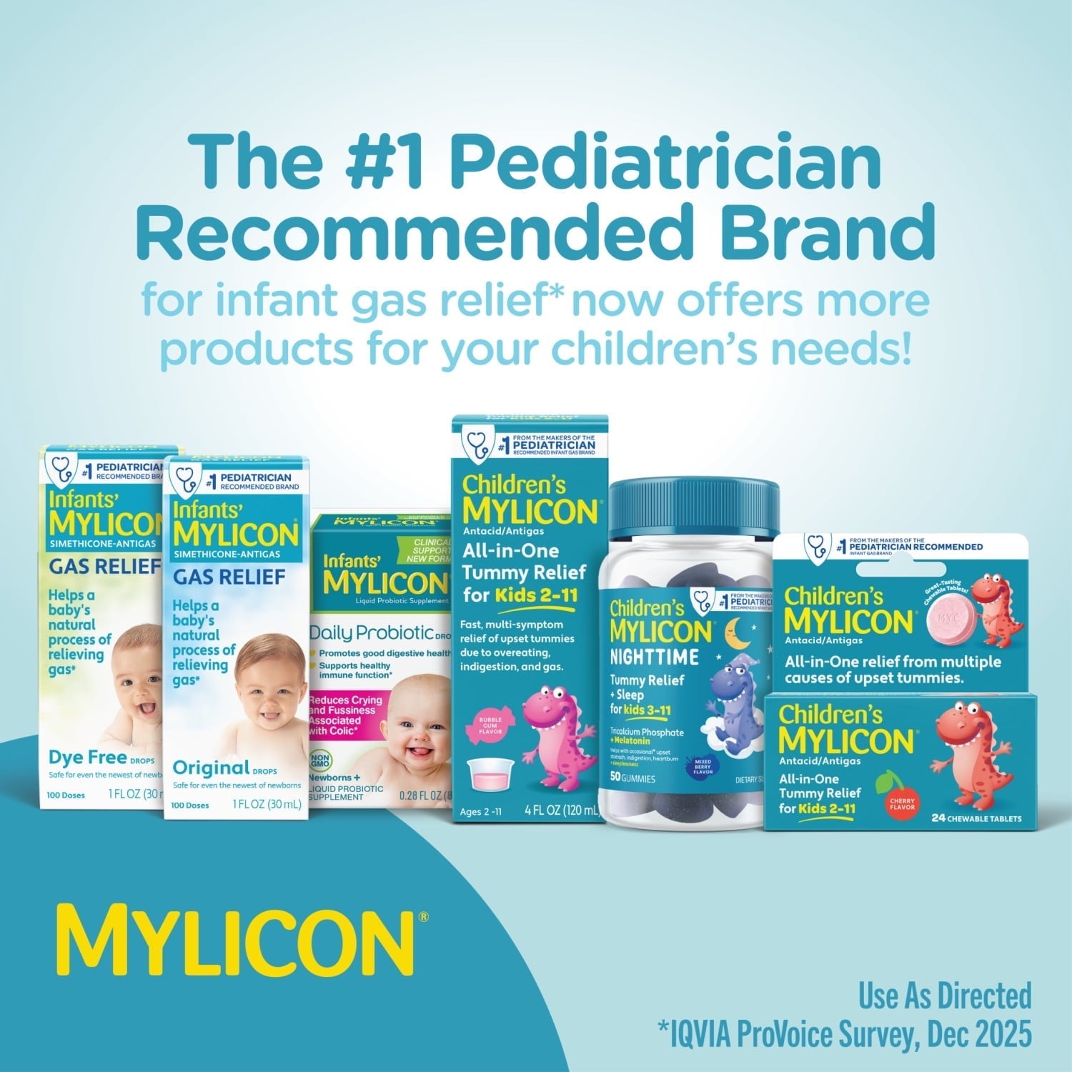 Infants' Mylicon Gas Relief Drops, Dye Free, 1.0oz