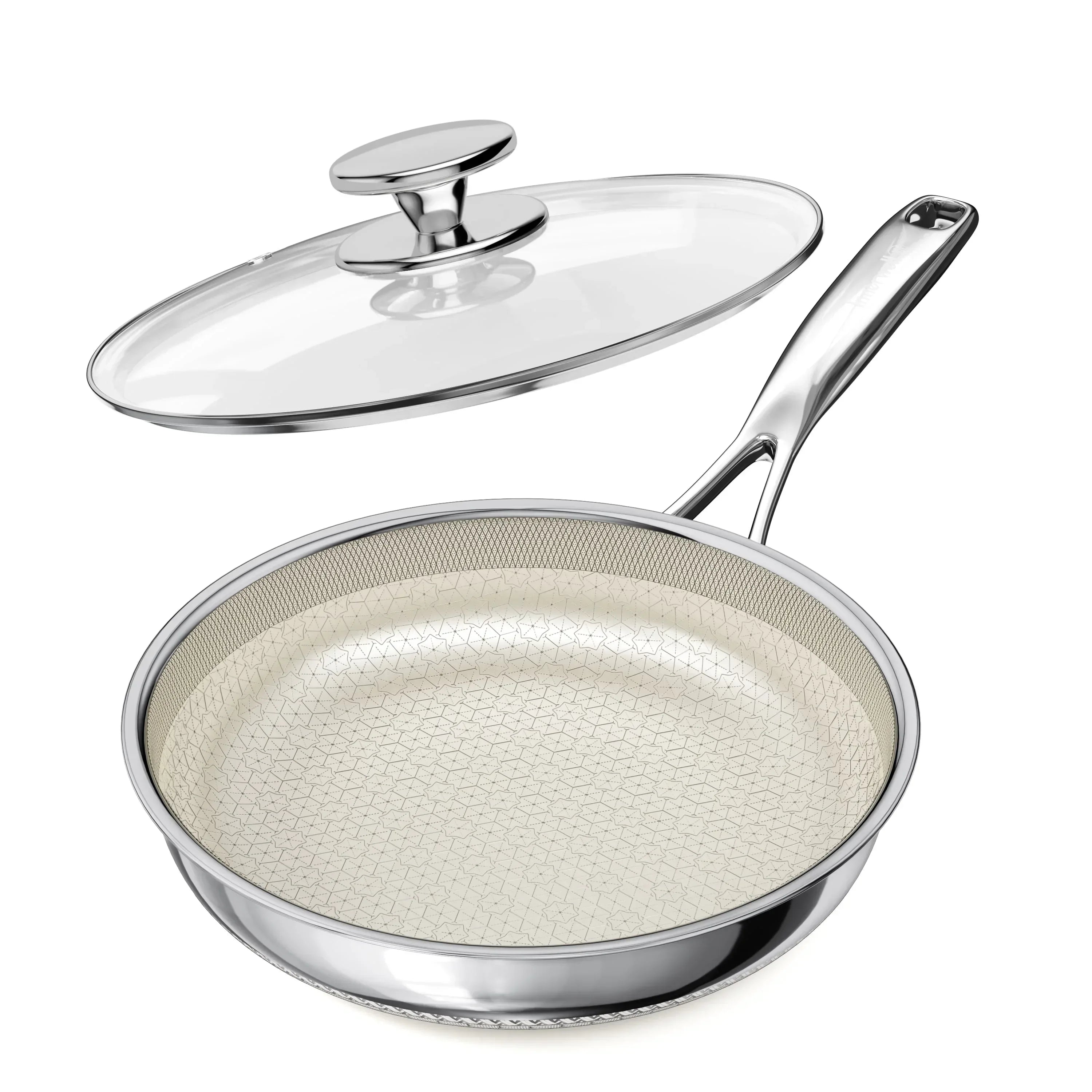 Innerwell 8-Inch Nonstick Granitic Frying Pan with Ergonomic Bakelite Handle