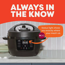 Instant Pot RIO Mini 4-qt multi-cooker, black with lid and illuminated status display