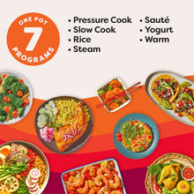 Instant Pot RIO Mini 4-qt multi-cooker with 7 cooking programs icons