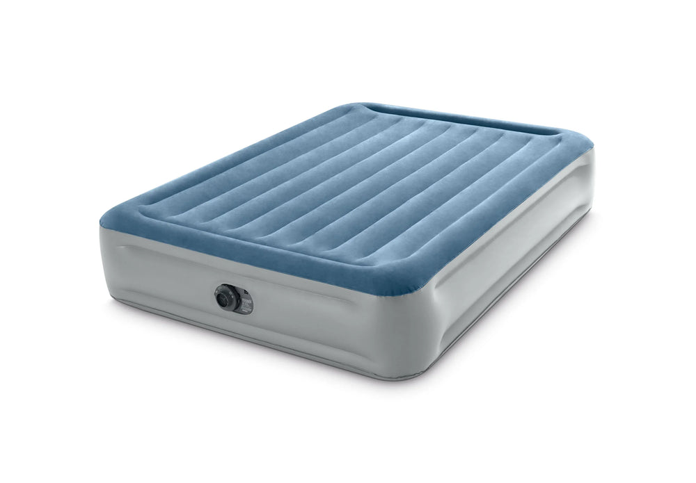Intex 15" Twin Essential Rest Dura-Beam Airbed Mattress with Built-in Pump - USA MEGA SHOP