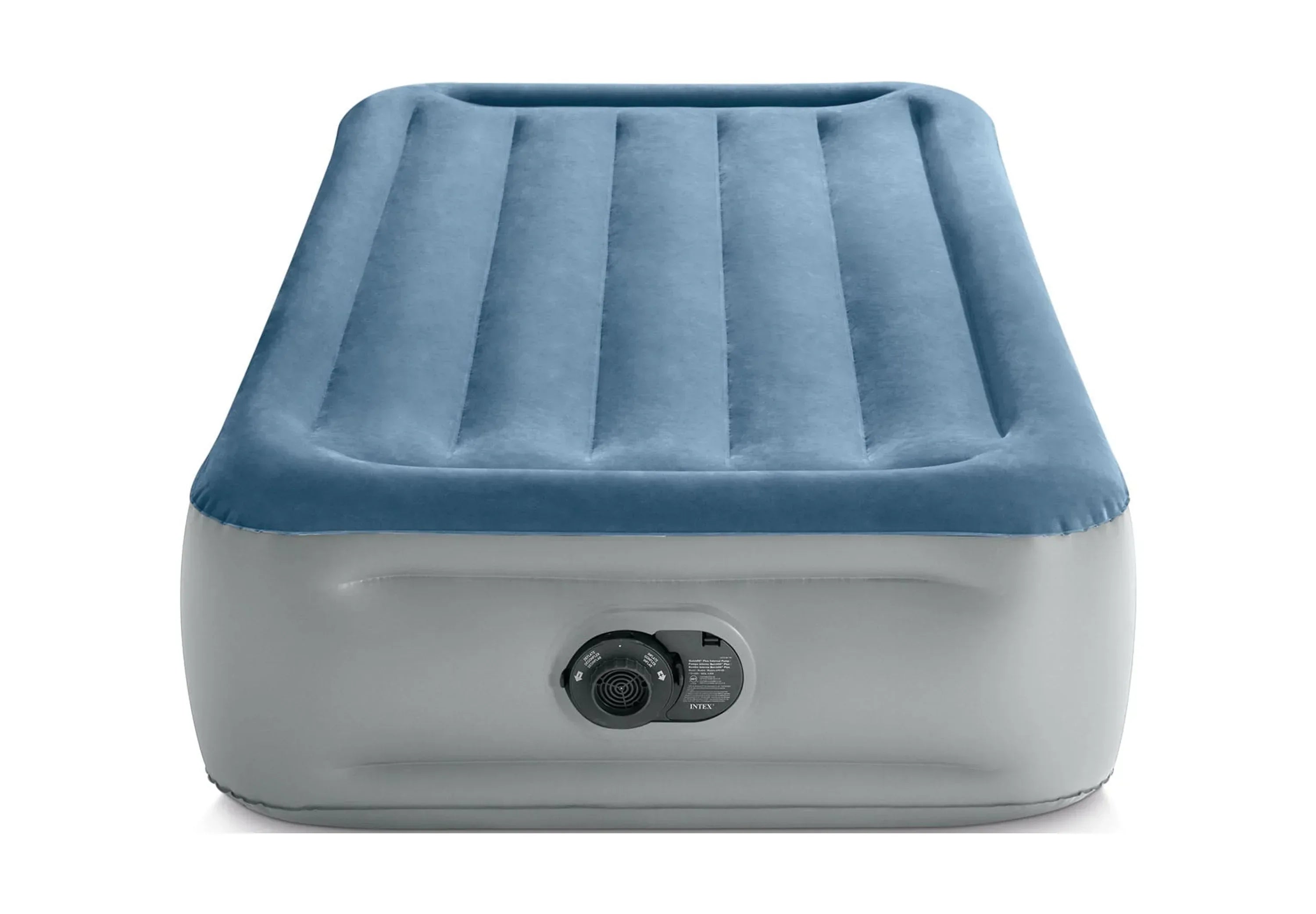 Intex 15" Twin Essential Rest Dura-Beam Airbed Mattress with Built-in Pump