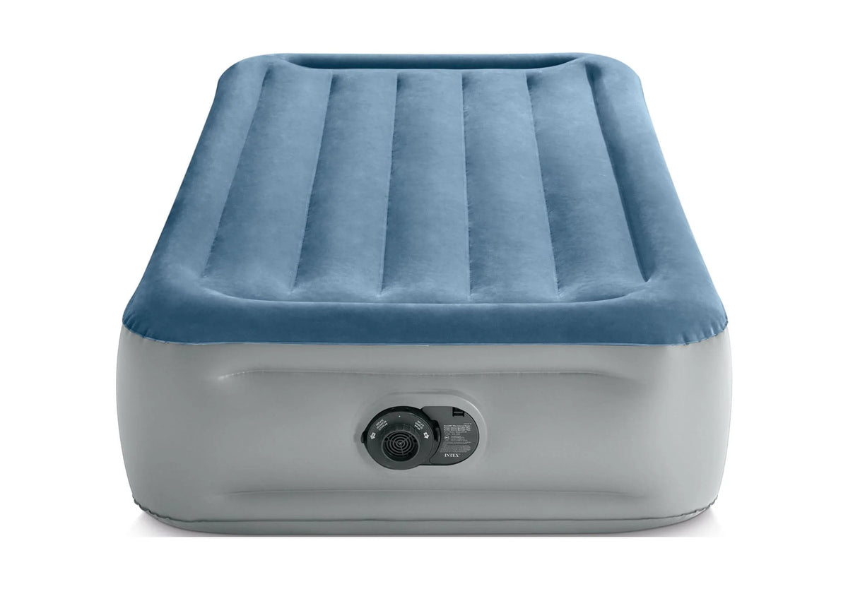Intex 15" Twin Essential Rest Dura-Beam Airbed Mattress with Built-in Pump - USA MEGA SHOP