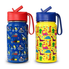 Iron Flask Kids 14-oz BPA Free Stainless Steel Insulated Water Bottles, 2 Pack, - USA MEGA SHOP