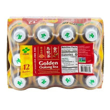 ITO EN Golden Oolong Tea unsweetened 12-bottle pack, back label and Nutrition Facts