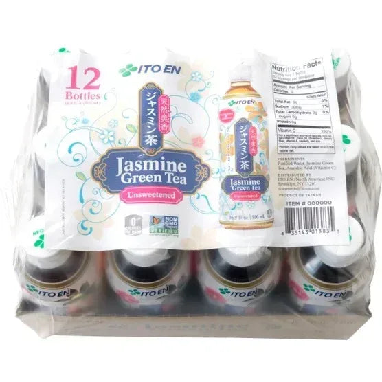 Ito En Jasmine Green Tea, Unsweetened, 16.9 fl oz, 12-count