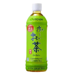 Ito En Oi Ocha Unsweetened Green Tea, 16.9 fl oz, 12-count