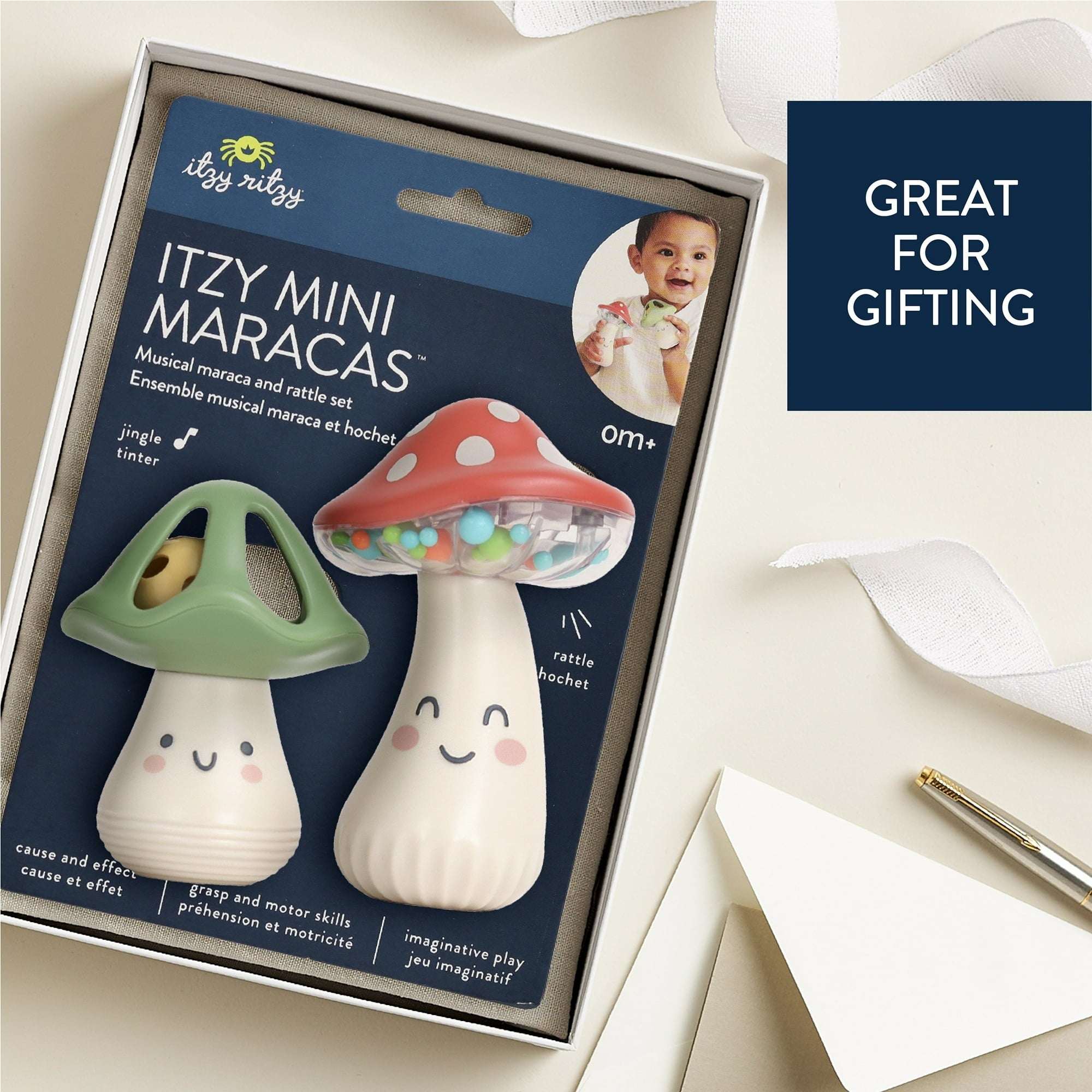 Itzy Ritzy Itzy Mini Maracas™ Musical Rattle Toy