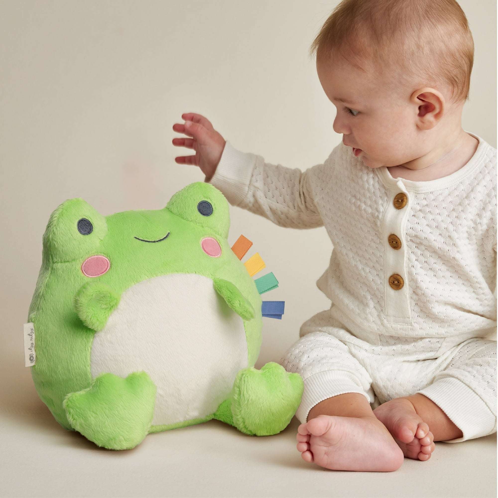 Itzy Ritzy Sweetie Snuggle™ Frog Plush