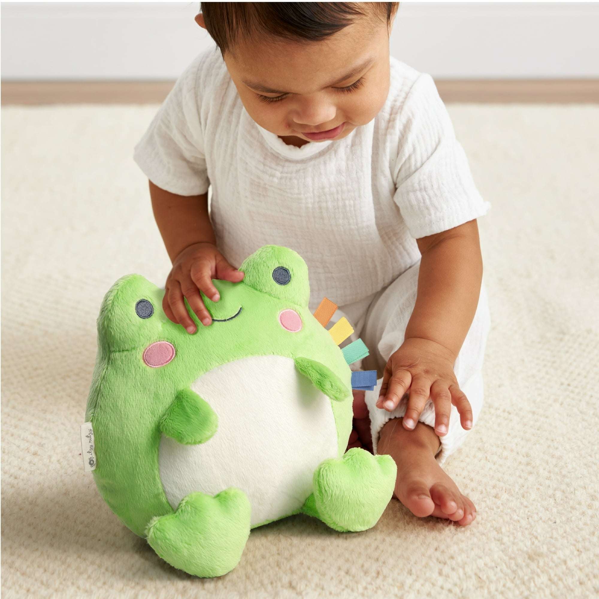 Itzy Ritzy Sweetie Snuggle™ Frog Plush