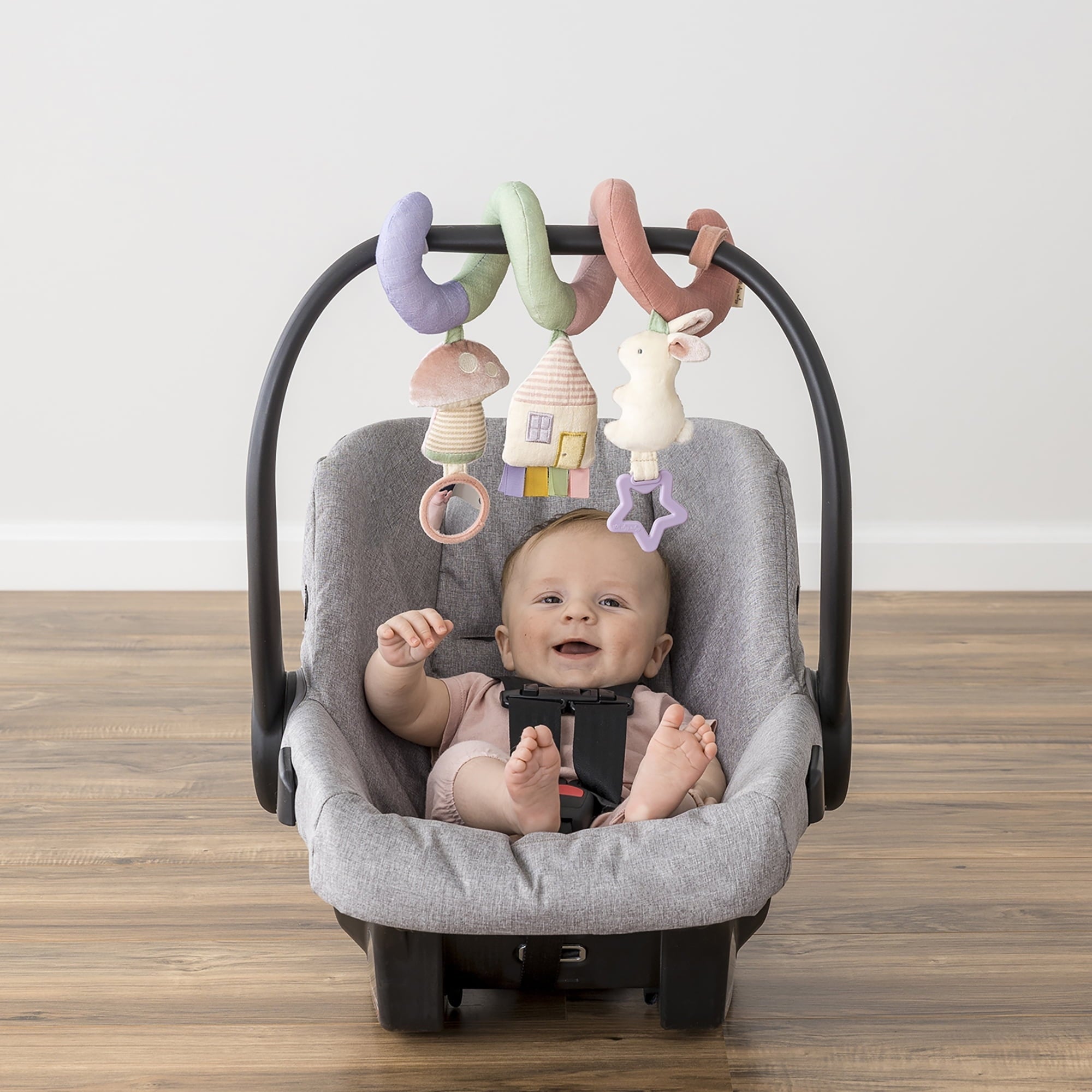Itzy Bitzy Spiral™ Farm Car Seat and Stroller Toy