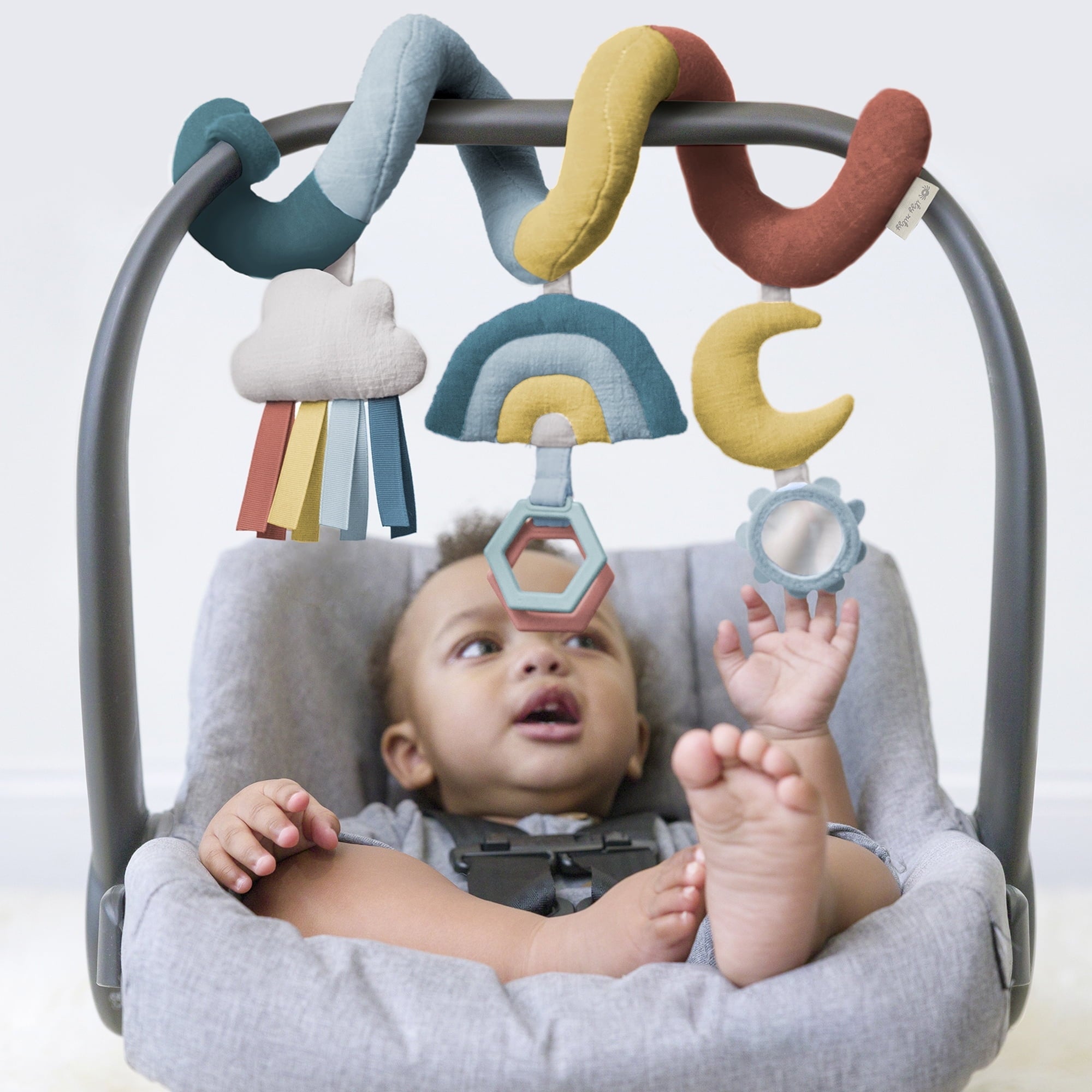 Itzy Bitzy Spiral™ Farm Car Seat and Stroller Toy