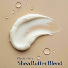 Thick white body wash cream swirl with small droplets