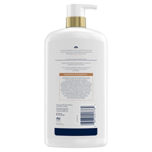 Ivory body wash bottle with gold pump, white back label and barcode