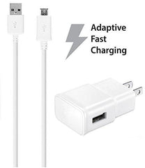 Ixir Samsung Galaxy S6 Active Charger Fast Micro USB 2.0 Cable Kit - Fast Wall Charger + Cable