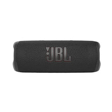 Black JBL Flip 6 portable speaker with top grille and centered JBL logo.