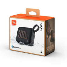 JBL Go 4 portable Bluetooth speaker retail box with speaker pictured