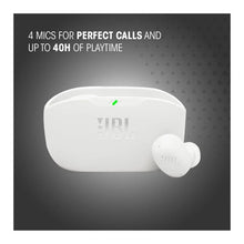 White charging case with one true wireless earbud