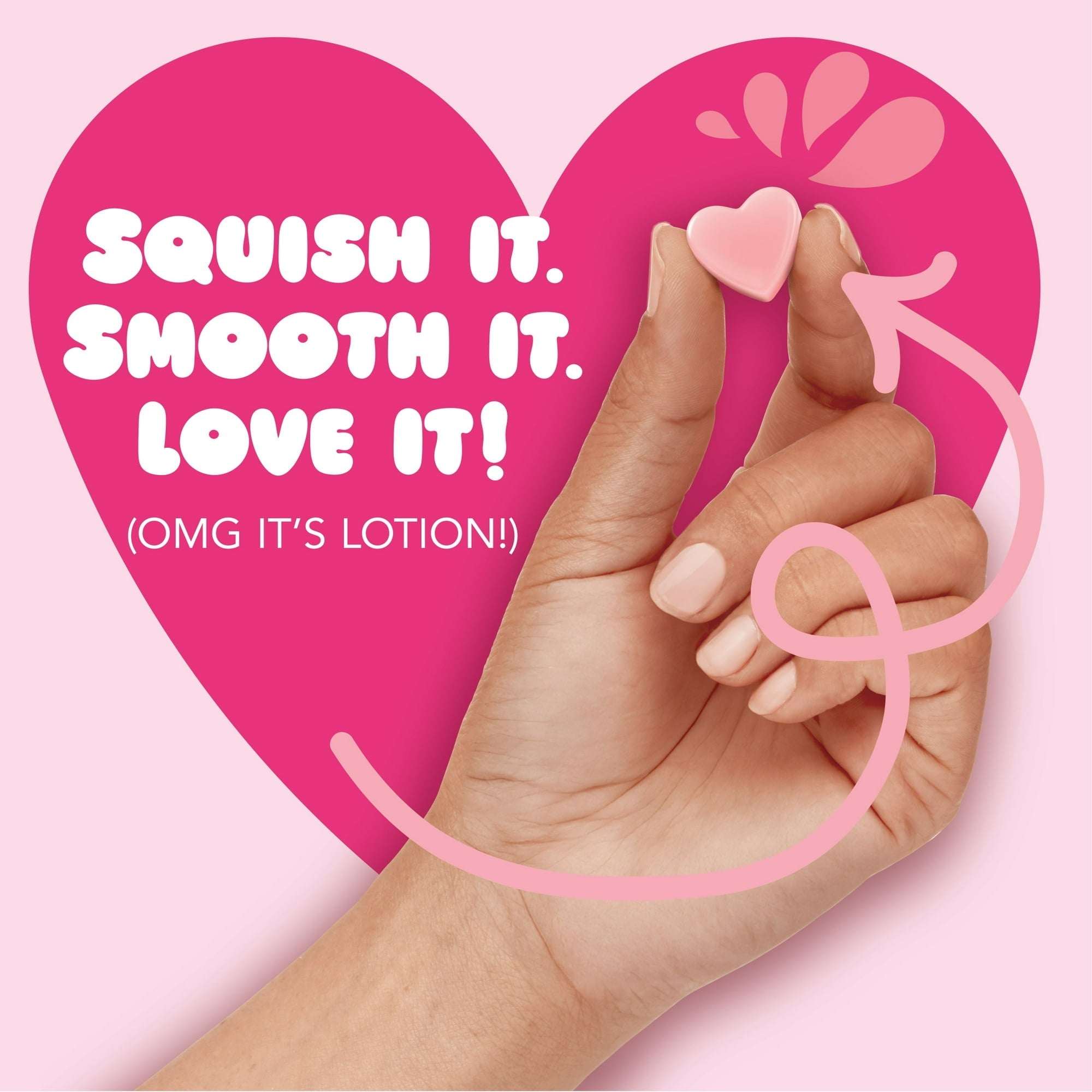 Jergens Cherry Almond Lotion Bursts, Squishy Heart-Shaped Moisturizer Bursts, 38 Ct