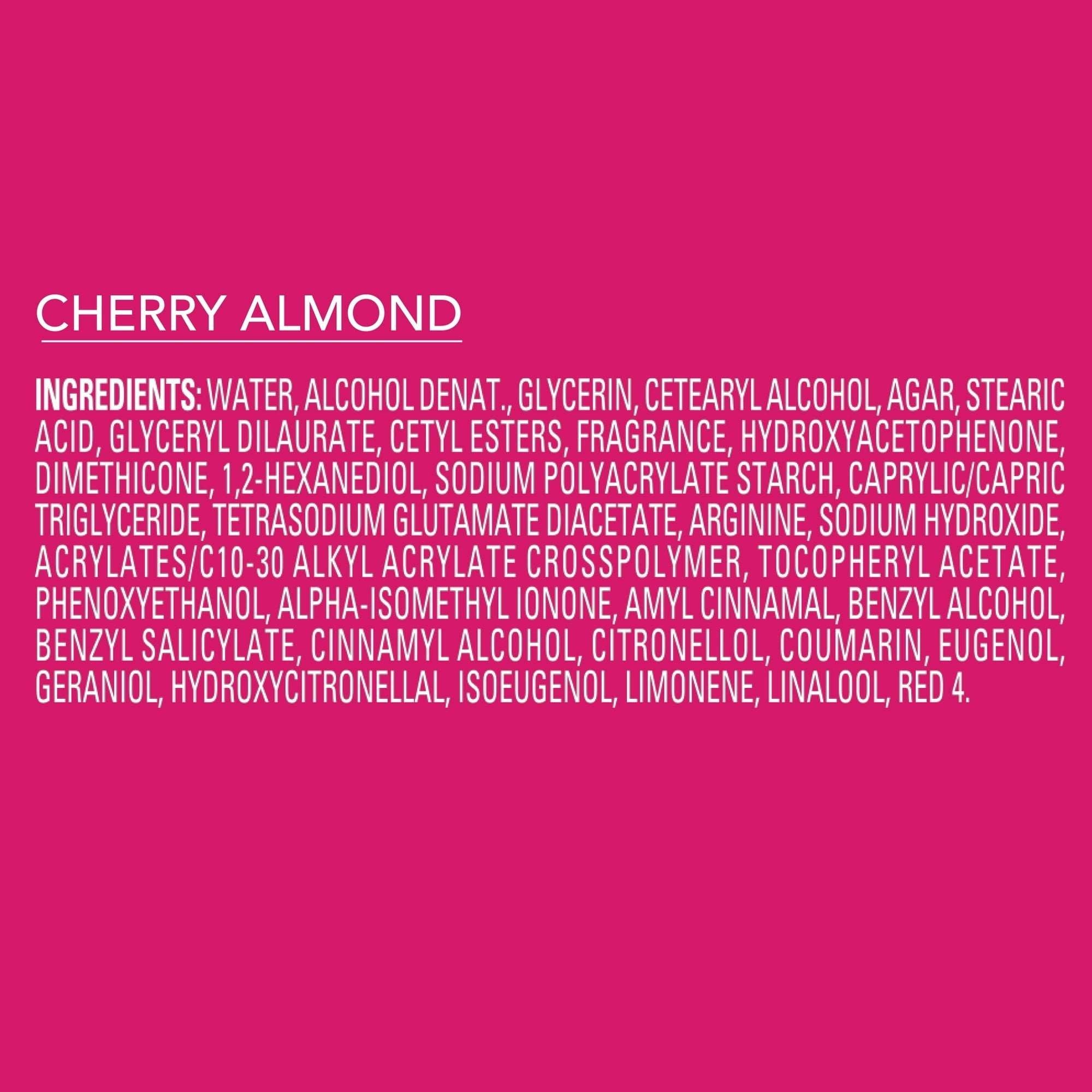 Jergens Cherry Almond Lotion Bursts, Squishy Heart-Shaped Moisturizer Bursts, 38 Ct
