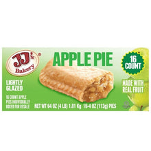 JJ's Bakery, Lightly Glazed Apple Pie, 4 oz, 16-Count