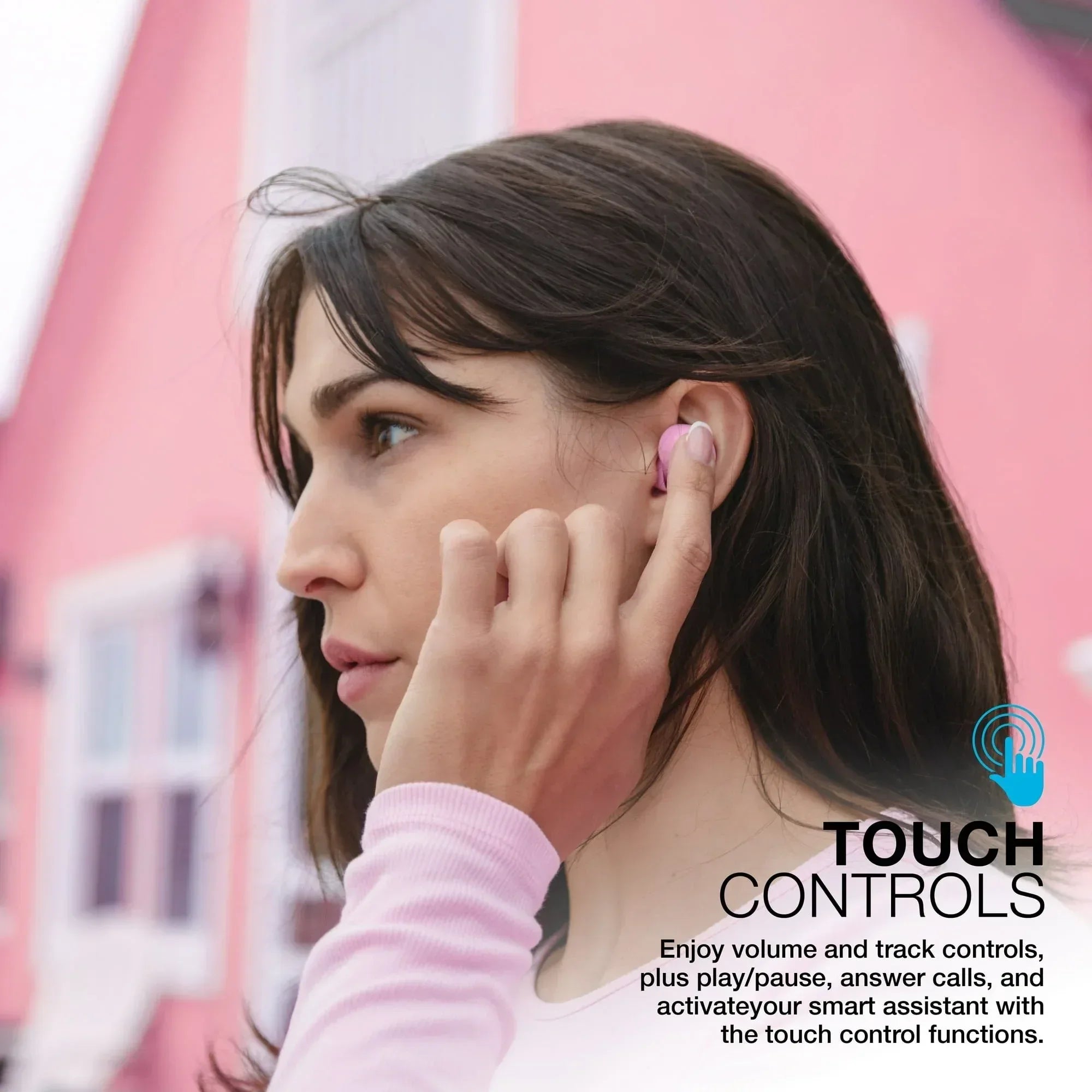JLab Go Air Pop Bluetooth Earbuds, True Wireless with Charging Case