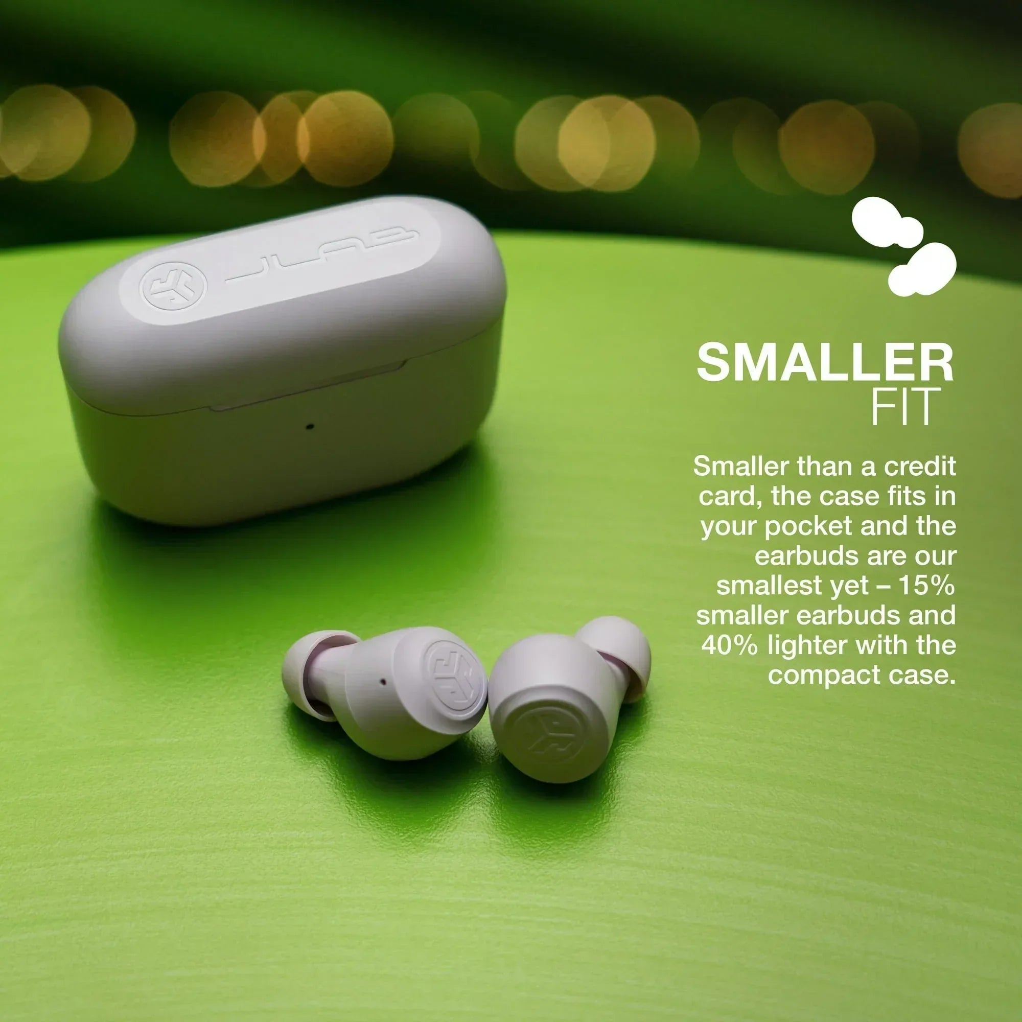 JLab Go Air Pop Bluetooth Earbuds, True Wireless with Charging Case