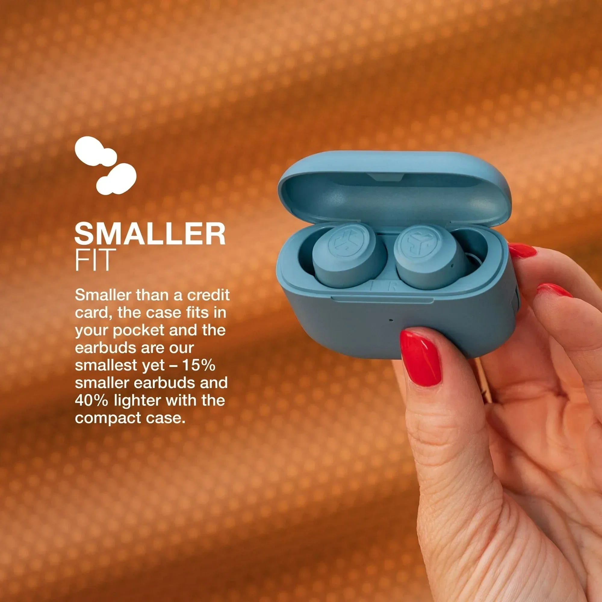 JLab Go Air Pop Bluetooth Earbuds, True Wireless with Charging Case