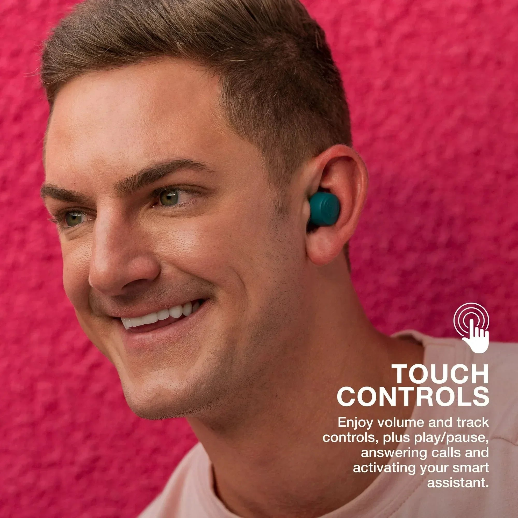 JLab Go Air Pop Bluetooth Earbuds, True Wireless with Charging Case