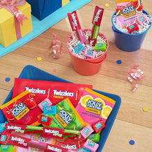 Jolly Rancher and Twizzlers candy variety bag with assorted wrapped candies