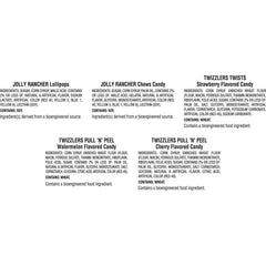 JOLLY RANCHER & TWIZZLERS Fruit Flavored Candy, Variety Pack, Fun Size, 270 pcs. - USA MEGA SHOP