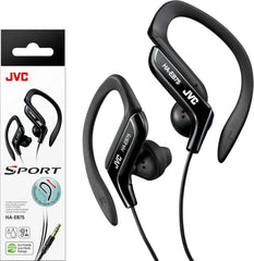 Clip Style Headphone Blue Lightweight and Comfortable Ear Clip. Splash Proof Water resistant Powerful Sound with Bass Boost JVC HAEB75BA