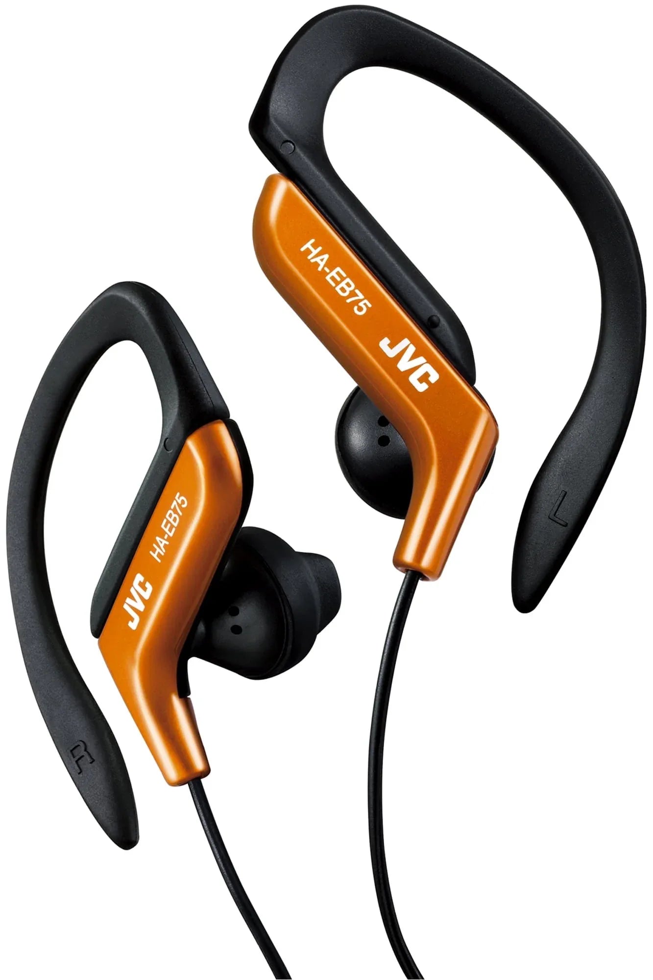 Clip Style Headphone Blue Lightweight and Comfortable Ear Clip. Splash Proof Water resistant Powerful Sound with Bass Boost JVC HAEB75BA