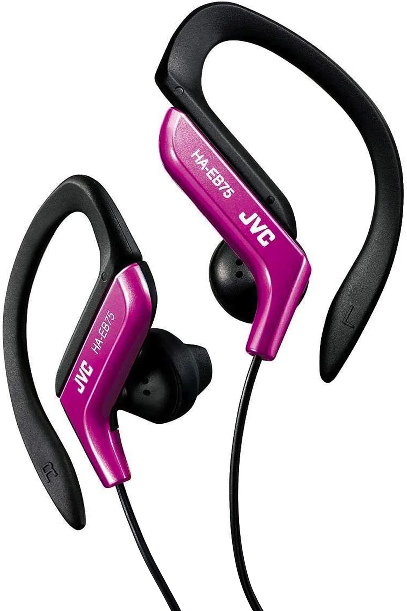 Clip Style Headphone Blue Lightweight and Comfortable Ear Clip. Splash Proof Water resistant Powerful Sound with Bass Boost JVC HAEB75BA