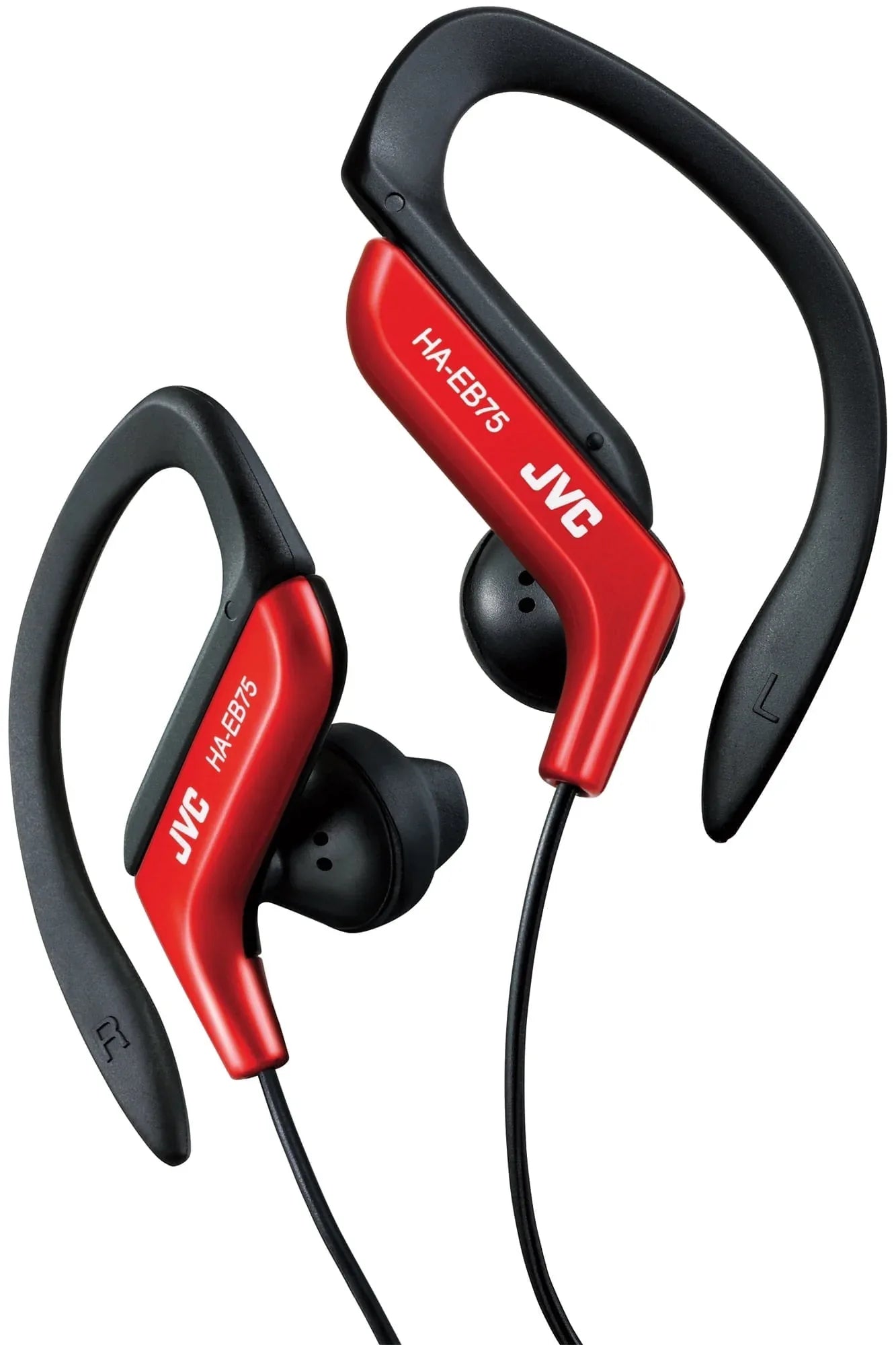 Clip Style Headphone Blue Lightweight and Comfortable Ear Clip. Splash Proof Water resistant Powerful Sound with Bass Boost JVC HAEB75BA