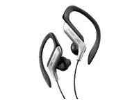 Clip Style Headphone Blue Lightweight and Comfortable Ear Clip. Splash Proof Water resistant Powerful Sound with Bass Boost JVC HAEB75BA
