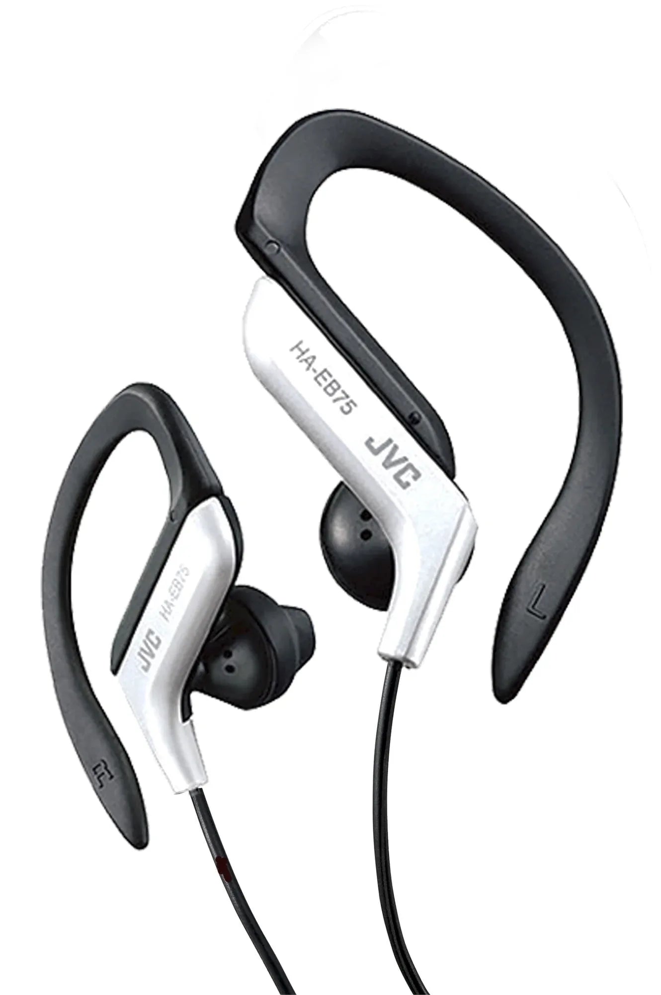 Clip Style Headphone Blue Lightweight and Comfortable Ear Clip. Splash Proof Water resistant Powerful Sound with Bass Boost JVC HAEB75BA