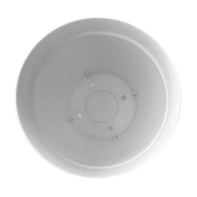 Cream planter bottom with molded circular pattern and small raised points