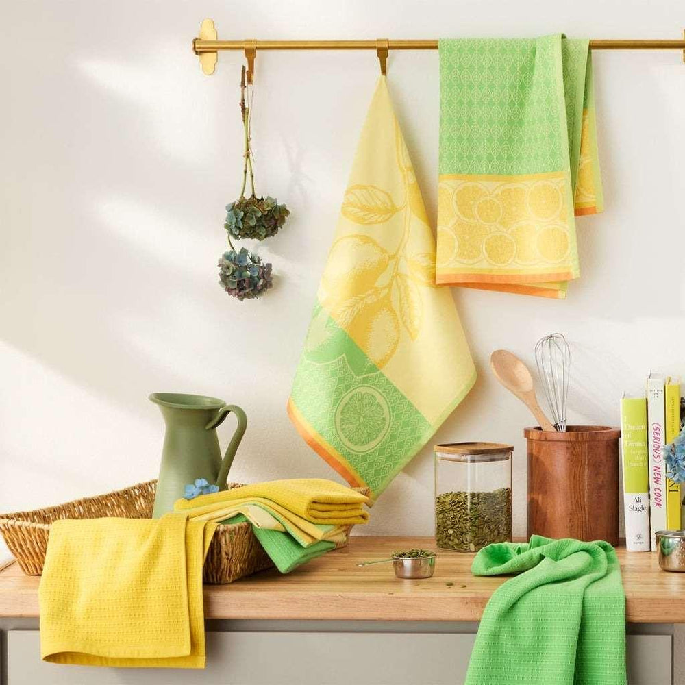 Jacquard Flatwoven Kitchen Towels, 8-pack - USA MEGA SHOP