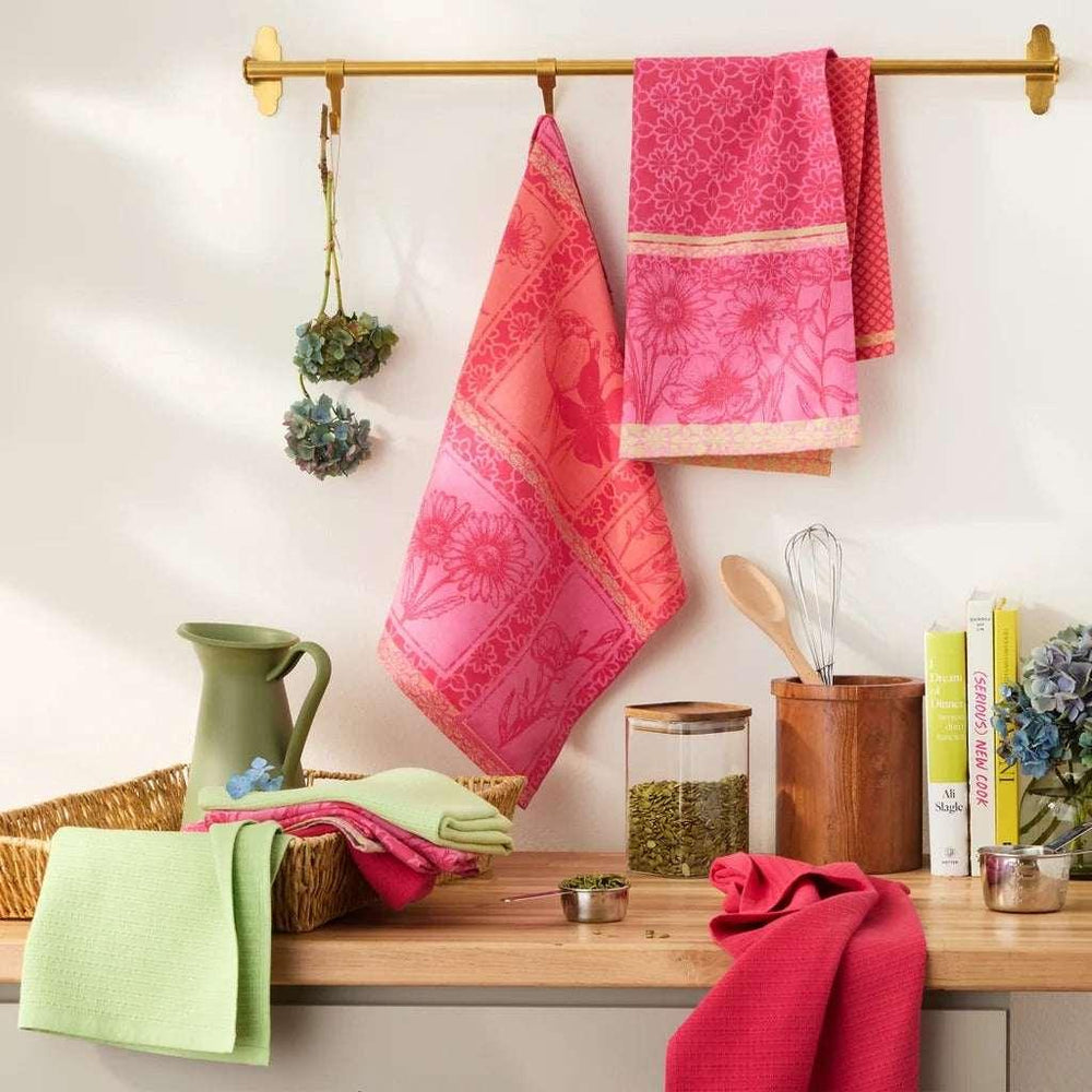 Jacquard Flatwoven Kitchen Towels, 8-pack - USA MEGA SHOP