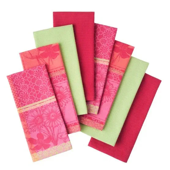 Jacquard Flatwoven Kitchen Towels, 8-pack - USA MEGA SHOP
