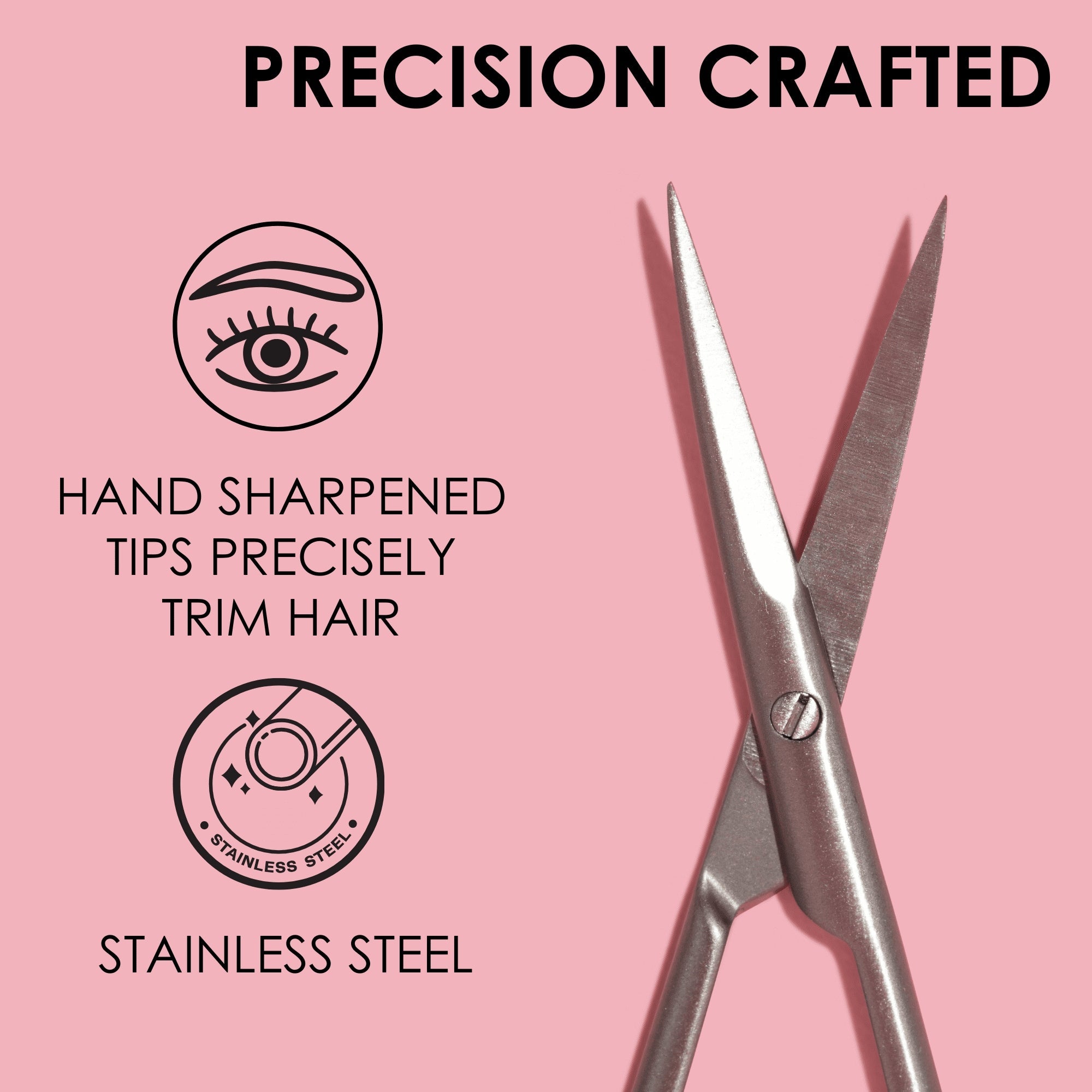 Japonesque Beauty Facial Hair Scissors Stainless Steel
