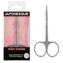JAPONESQUE beauty scissors retail blister pack with stainless steel trimming blades