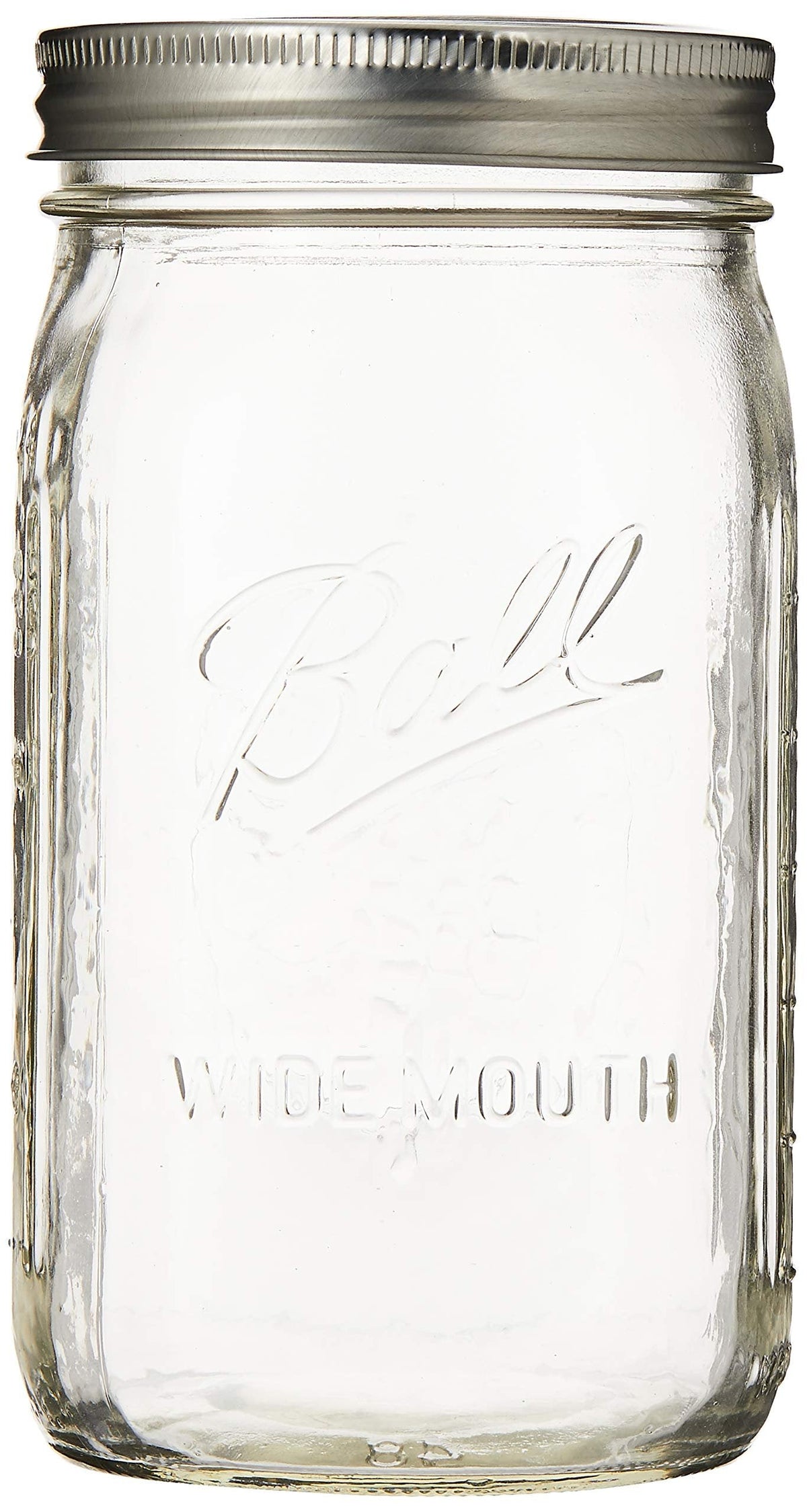 Jarden Ball Quart 32oz Mason Jar Wide Mouth 12-pack, Clear