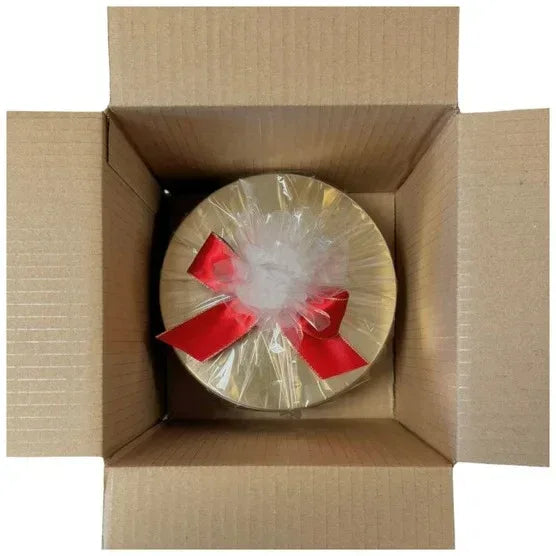 Jelina Chocolatier Handcrafted Chocolate Bark Duo Tin, 1.5 lbs