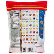 64 oz jelly bean bag back panel with Nutrition Facts and ingredient text